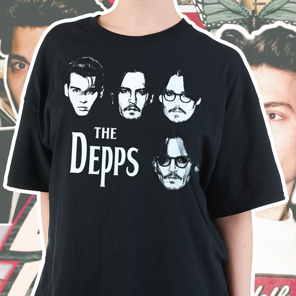 Johnny Depp X Beatles Vintage Band Shirt | Johnny Depp Shirt